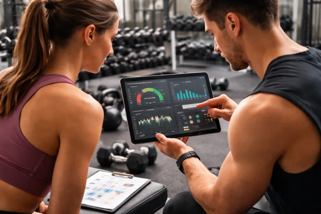 Discussing training progress